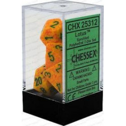 Chessex - Polyhedral 7-Die Set Speckled Dice (36) - Lotus